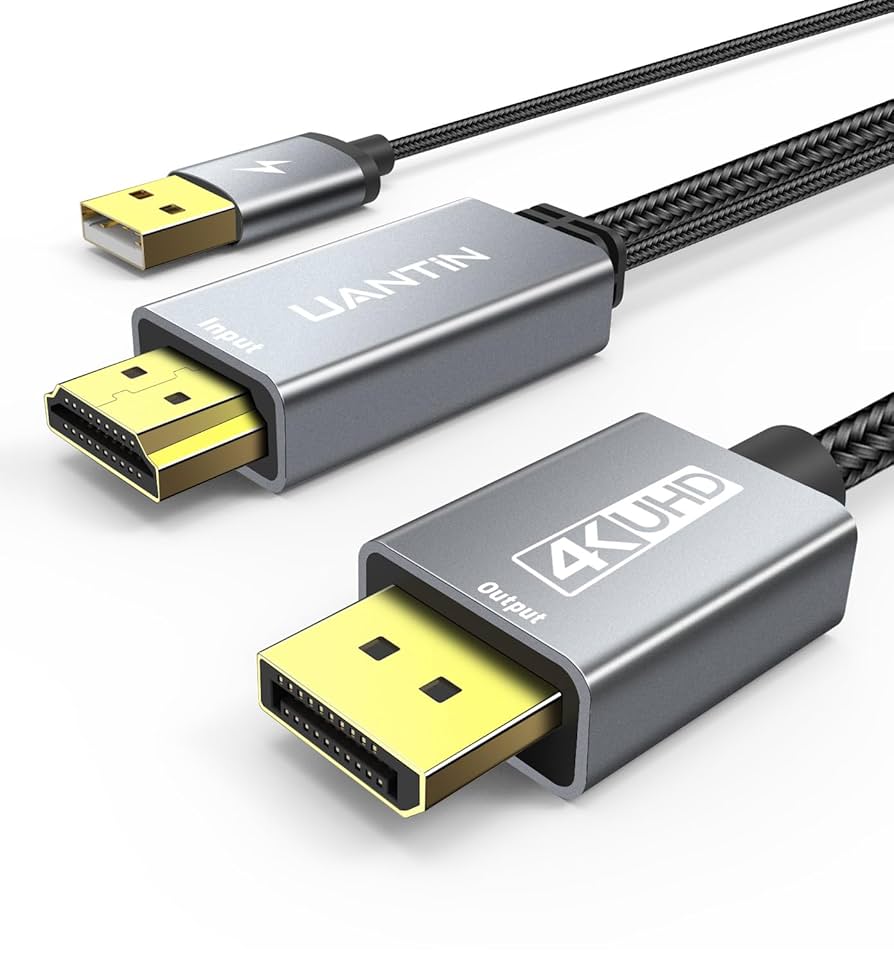 Amazon.co.jp: UANTIN Active HDMI - DisplayPortケーブル (4K